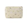 Portable Corduroy Quilted Makeup Bag Large Capacity Multi-Purpose Cosmetic Organizer Coin Purse