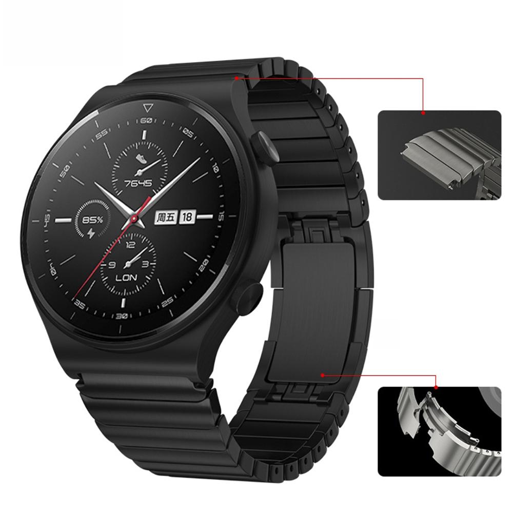 Stainless Steel Band Compatible with Huawei Watch Gt2 Pro Porsche Metal Accessories Strap for Huawei Watch GT 46mm GT2e ECG