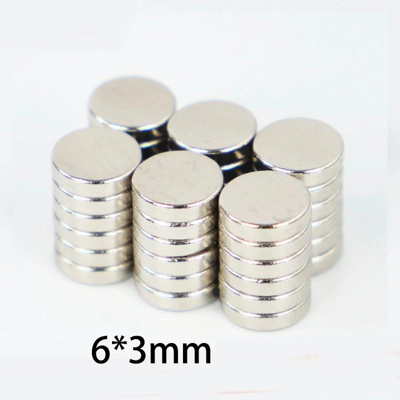 8mm & 6mm Round Magnets (3mm Thick) - Strong Disc Magnets for DIY & Industrial Projects