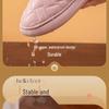 Women's & Men's Waterproof Leather Cotton Slippers for Autumn/Winter 2025 - Indoor/Outdoor, Non-Slip, Heel-Covering Design.