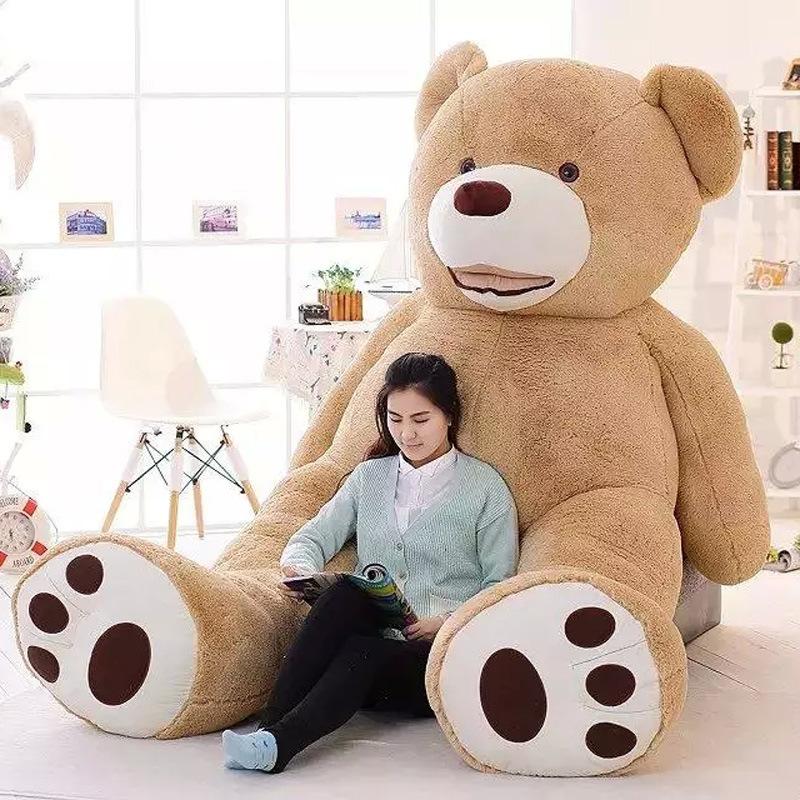 American Big Bear Oversized Plush Toy Teddy Panda Cloth Doll 2.6 Meters Doll Girl 1.8 Meters Hug Bear