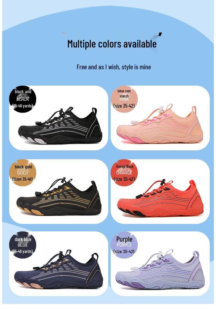 Cross-Border Water Sports Shoes: Non-Slip, Quick-Drying Surf, Beach, Fitness, Yoga, and Wading Shoes.