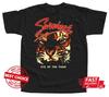 Vintage Survivor Band Eye Of Tiger Unisex Black T-Shirt, Gift For Her, For Him