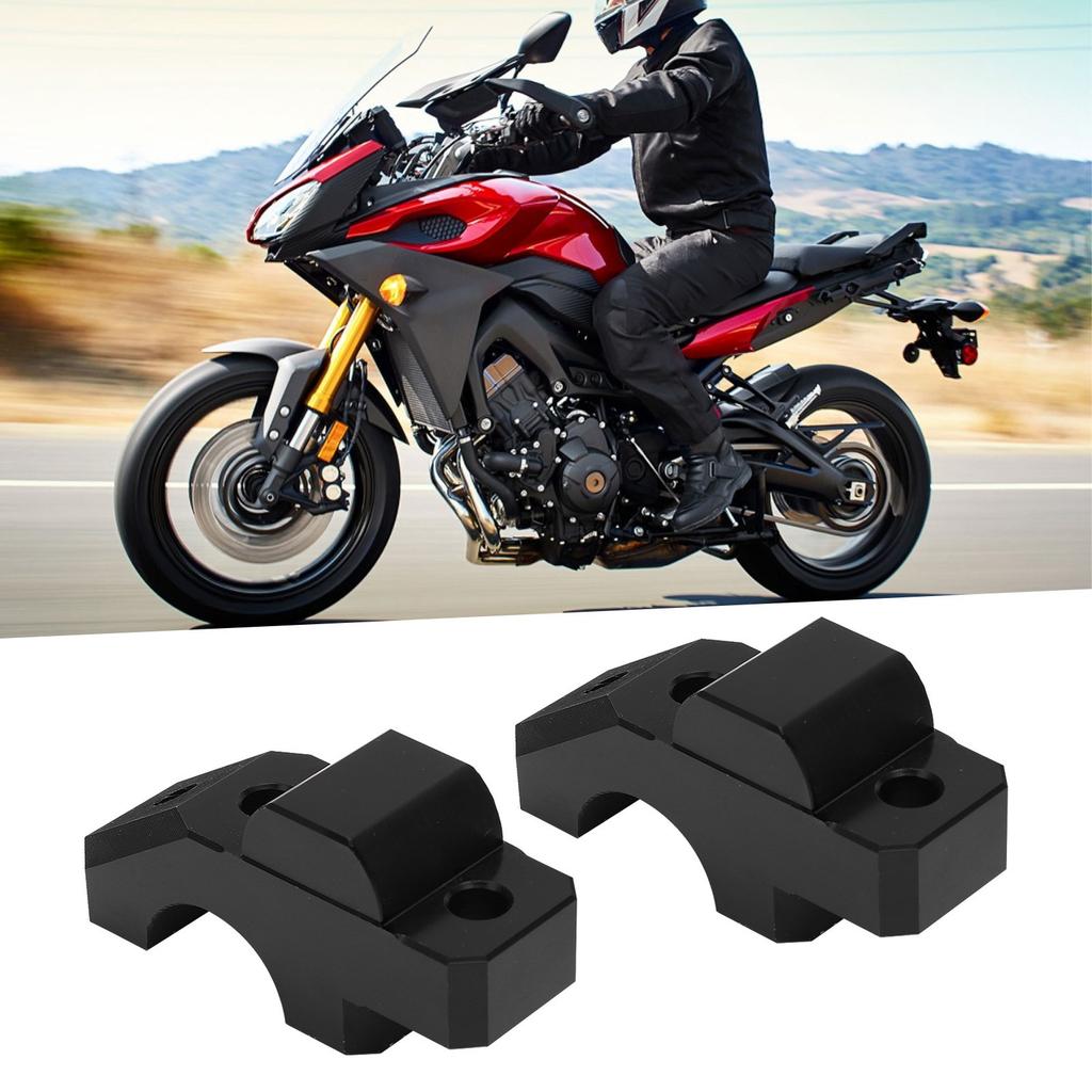 2pcs HandleBar Riser Mount Clamp CNC Aluminum Alloy Replacement for 900CelsiusGT 2015‑2019