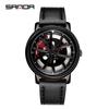 Sanda Meilleure Vente 1088 Montre pour Adolescent: Personnalisé, Cadran Rotatif 3D, Tendance, Quartz Étanche.