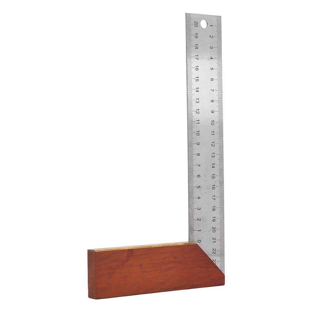 Multi Function Design Measuring Square Ruler 250mm Length Engineer Must-Have Tool  For Woodwork