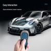 XPeng P5 Car Key Cover 2021-2024: Durable Zinc Alloy & Leather Protective Shell