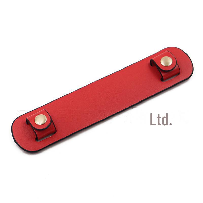 Spot PU Leather Anti-Wear Shoulder Strap with Decompression Pad and Hand Strap