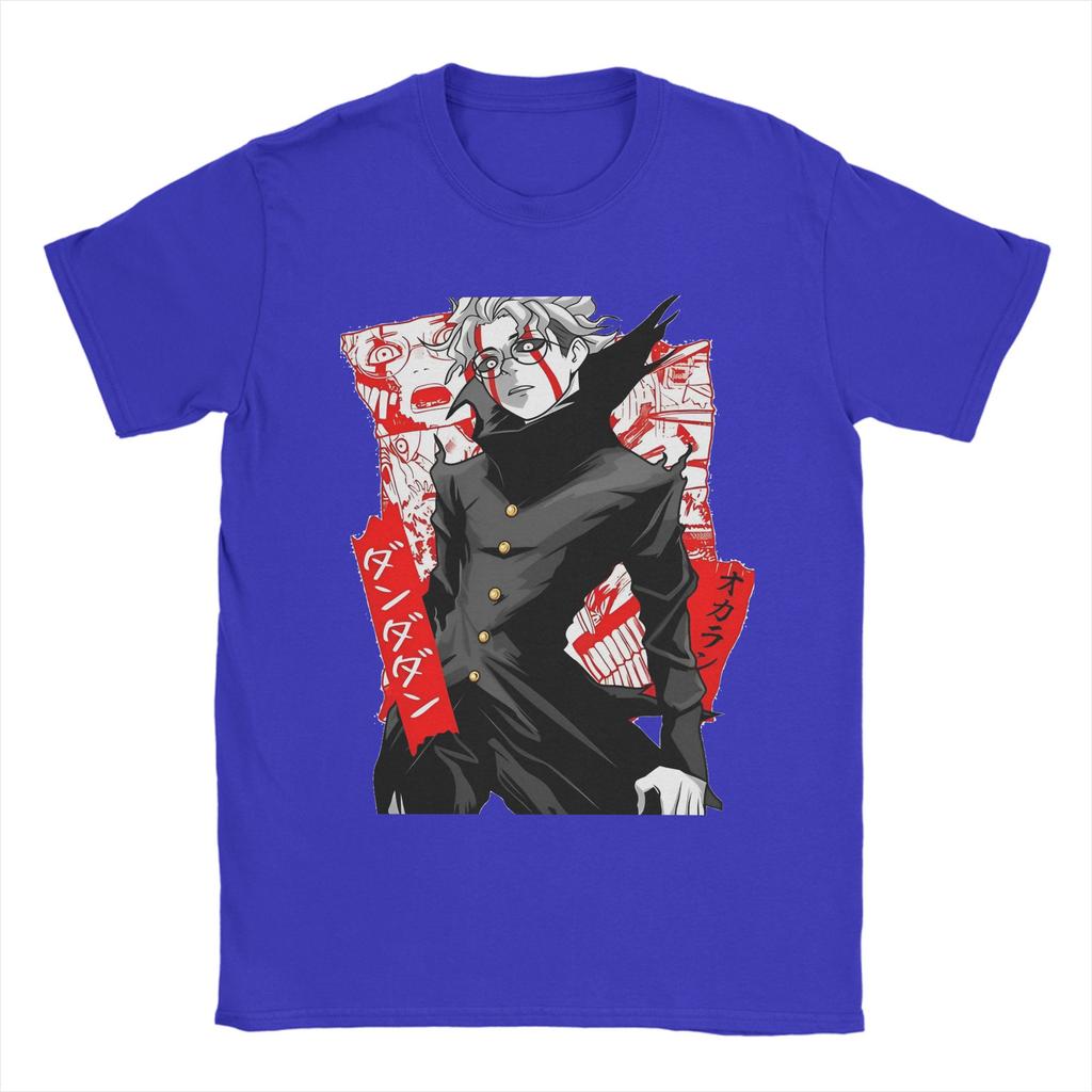 Dandadan  T-Shirts for Men Women Anime Okarun Fun Pure Cotton Tee Shirt Crewneck Short Sleeve T Shirts New Arrival Clothing