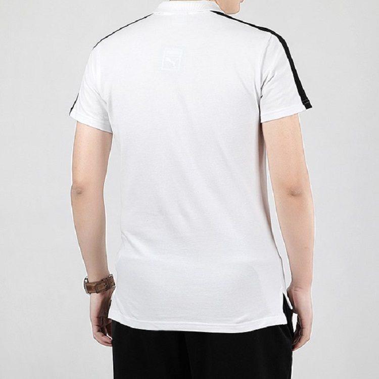 PUMA T7 Polo Shirts Men's Crew Neck Moderate Straight Fit 598250-02