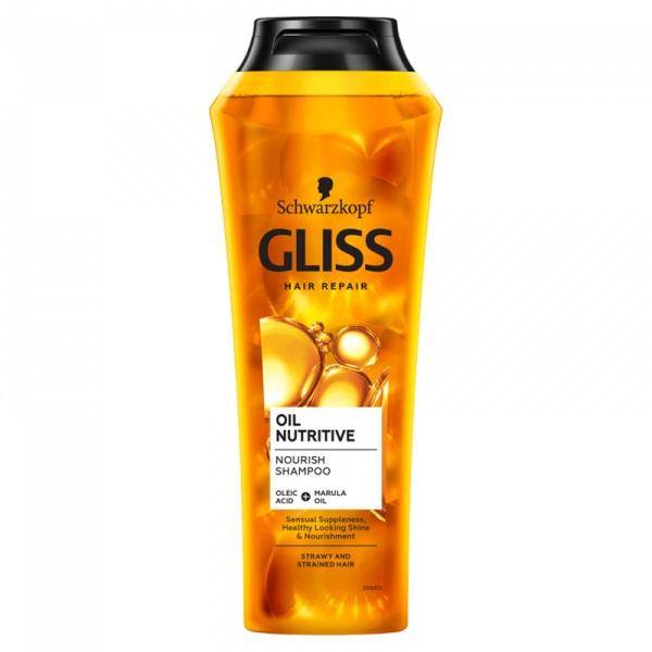 Schwarzkopf Gliss Olive Nutrient Enrich Shampoo 250ml - Rejuvenescimento capilar profissional