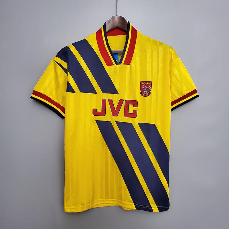 Arsenal home match 9394 retro jersey, number 14 Henry Bergkamp, 0506 Arsenal short-sleeve football jersey