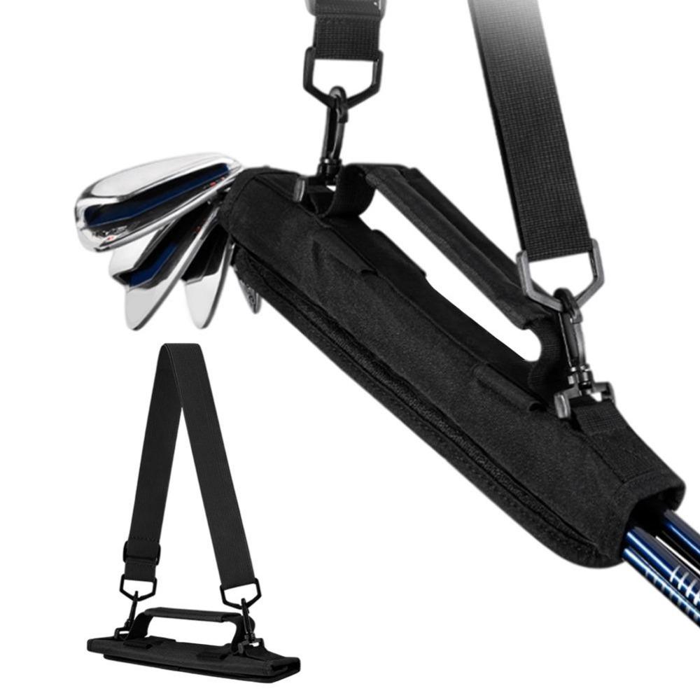 Adjustable Shoulder Strap Golf Club Carrier Polyester Golf Club Carry Bag Practice Sessions