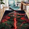 Roronoa Zoro Pattern Rug, Indoor/Outdoor Mat, for Picnic, Gameroom, Bedroom, Office, Living Room, Home Decor Carpet, Birthday Gift