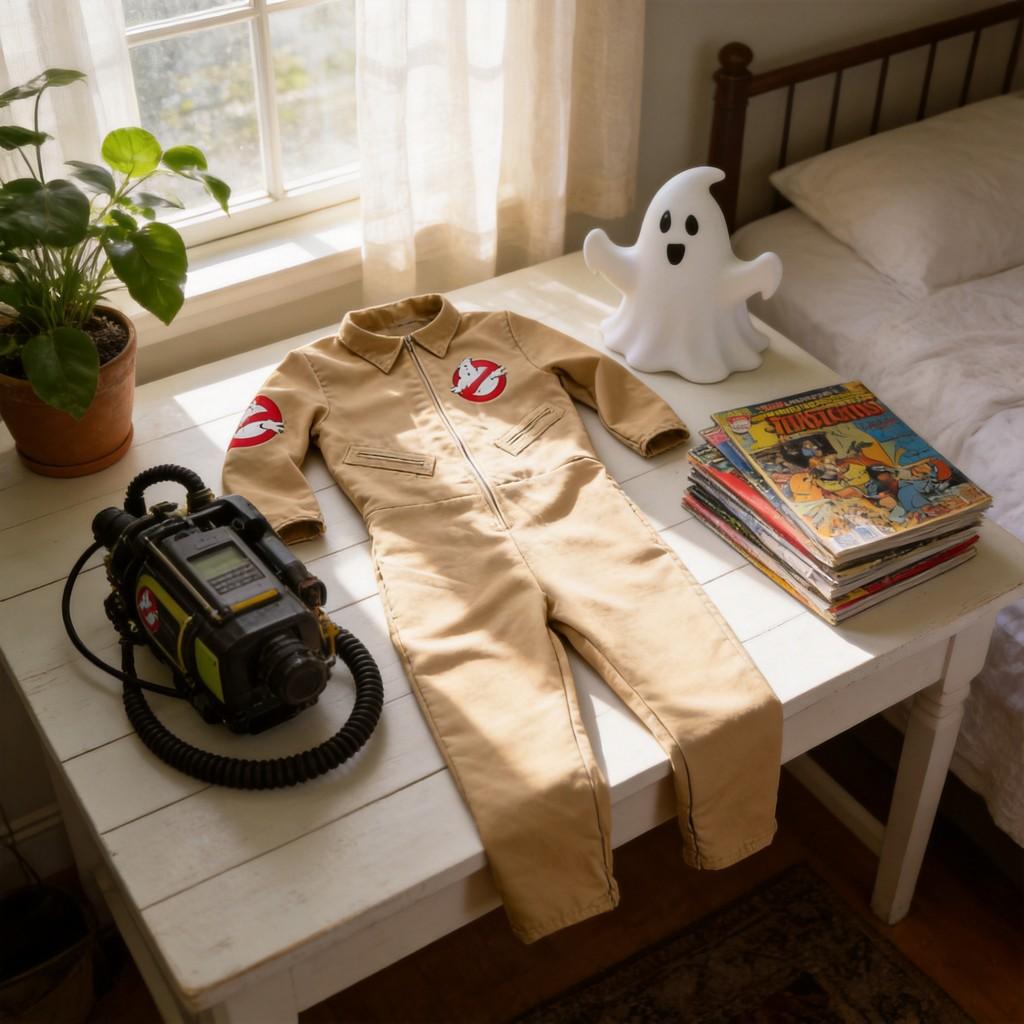 Ghostbusters Uniform Cosplay Mit Tasche Für Cosplay-Events Und Mottopartys