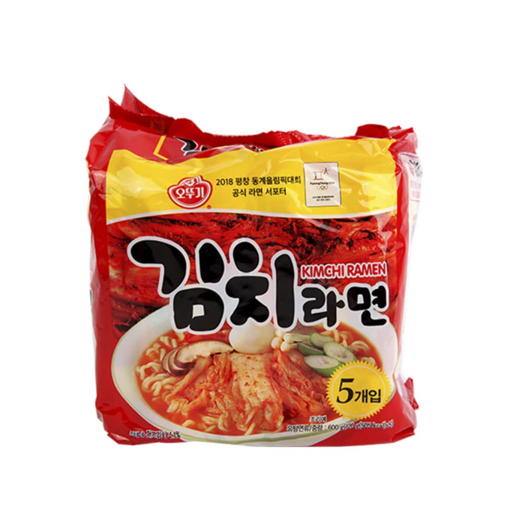 Ottogi Kimchi Ramen 5 pieces Korean