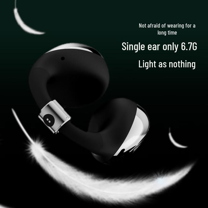 BUTTONS CLIP Open-Fit Bone Conduction Bluetooth Ear Clip Earbuds
