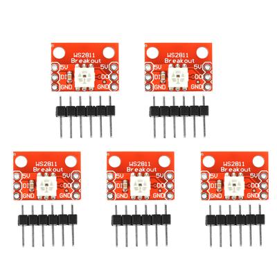 5 pezzi WS2812 RGB 5050 RGB LED Modulo Breakout