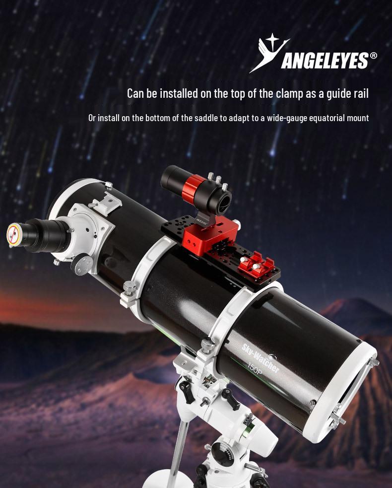 Xingyuan 335mm Equatorial Mount Wide Rail Telescope Dovetail Plate - Black/Red