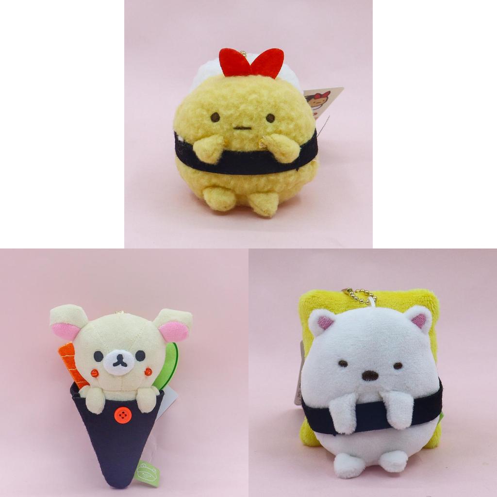 Rilakkuma Sushi Plush Toy With Pp Cotton Soft Material For Kids And Collectors