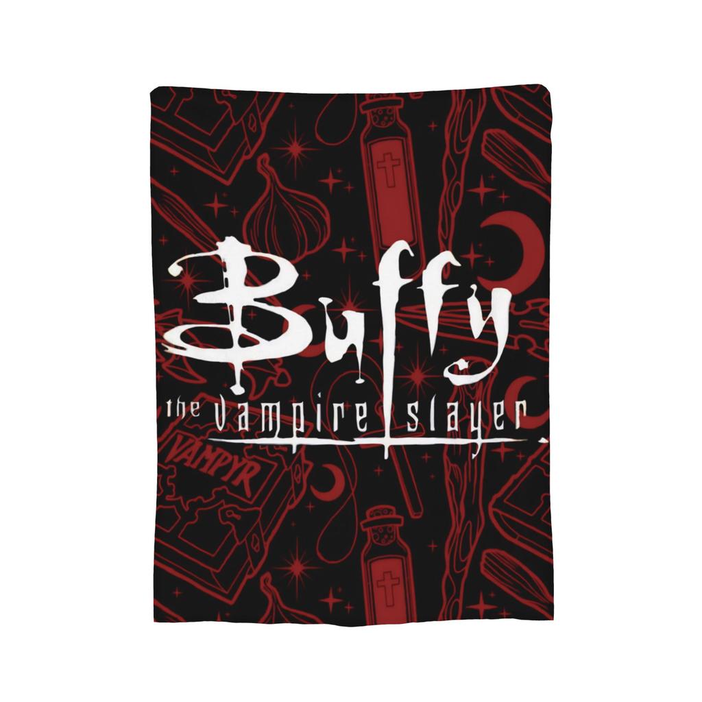 Buffy the Vampire Slayer Horror Blankets  Flannel Funny Soft Throw Blanket for Bedding Lounge Spring/Autumn,