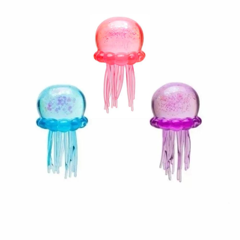 Needoh Qualle Squishy Spielzeug, Weiches Stressabbau-Spielzeug, Ungiftig, Geeignet für Kinder und Erwachsene, Niedliches Beruhigendes Quetsch-Sensorik-Spielzeug