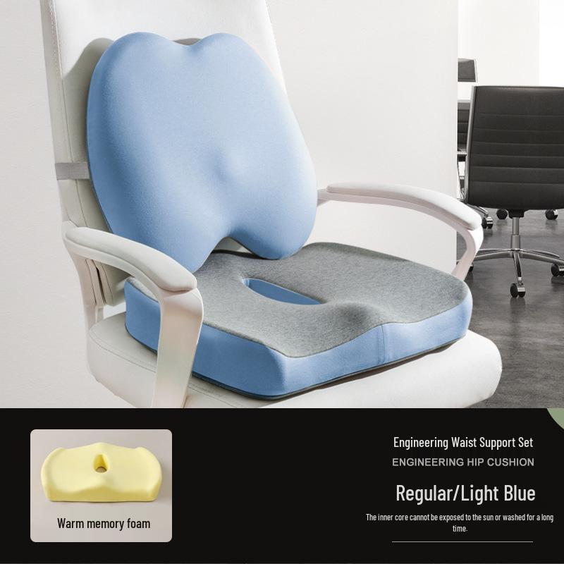 Ergonomisches Bürositzkissen mit Lendenwirbelstütze für Frauen - Lindert Gesäßschmerzen & Hämorrhoiden