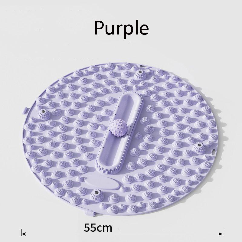 Extra Large Acupressure Foot Mat - 56cm Diameter Deep Tissue Massage Pad for Reflexology Foot and Body Pain Relief Therapy