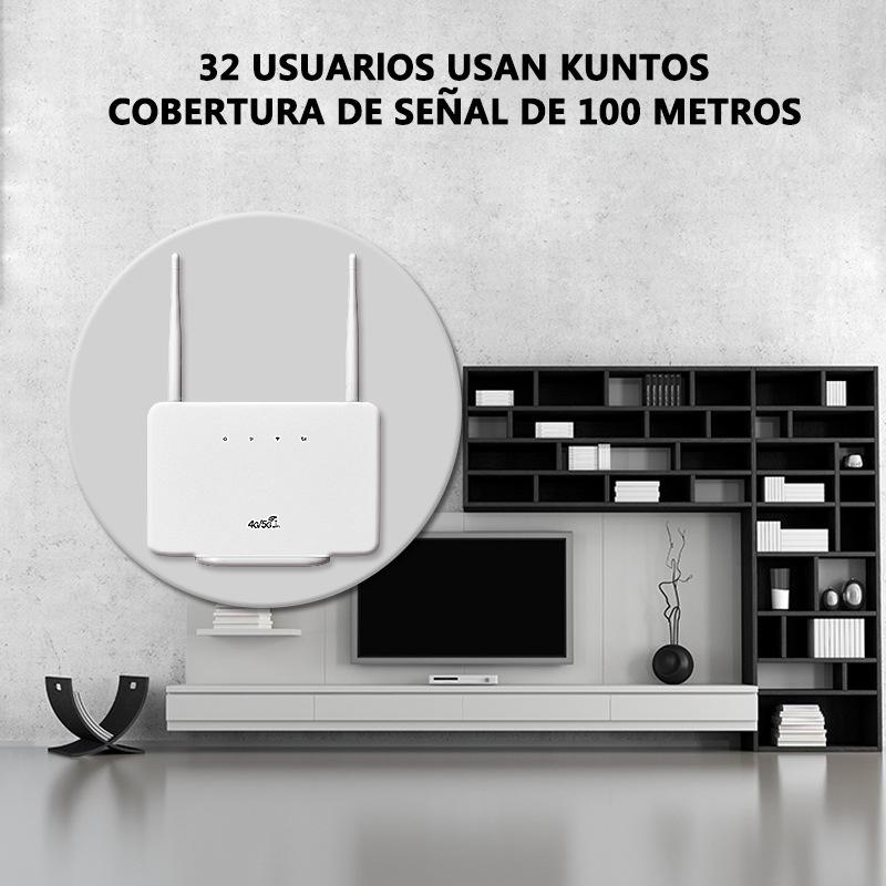 4G LTE Wireless WiFi Router with SIM Card Slot for Home and Office