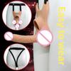 Wearable Hollow Dildo Pants for Couples – Adjustable Strapless Strap-On Harness with Realistic Penis Sleeve, Adult Erotic Toy
