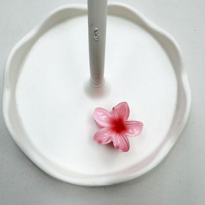 Europäische & Amerikanische Frangipani 4cm Strandurlaub Mode Haarspange