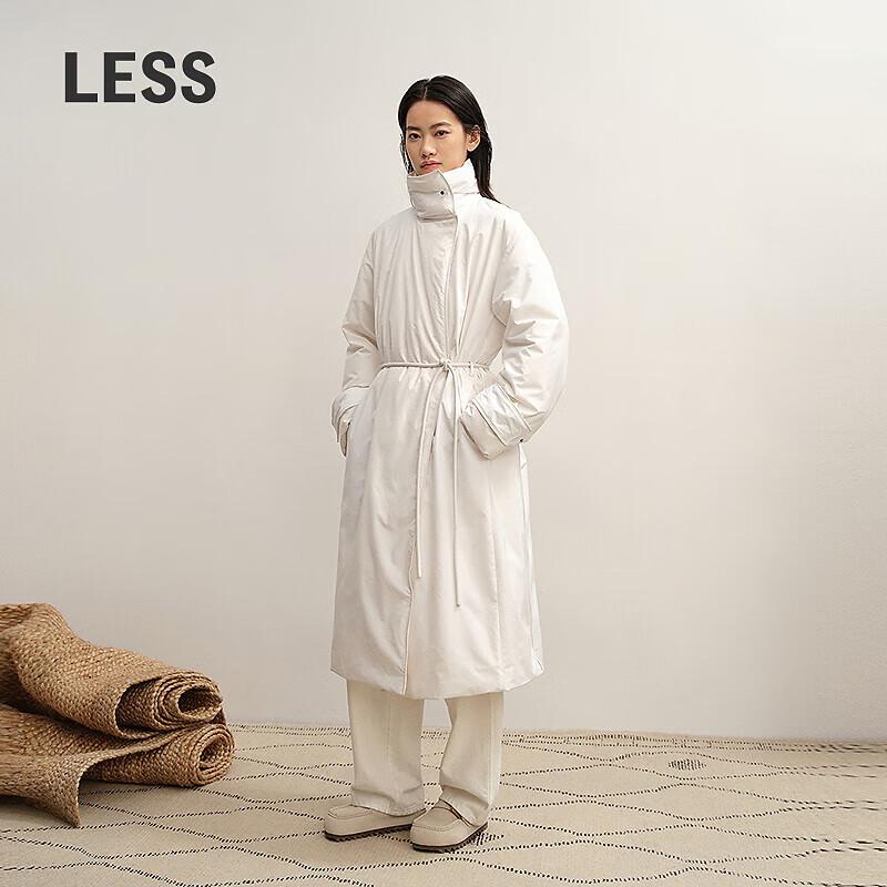 Less 2025 Winter Lapel Goose Down Coat