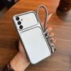 Luxury Big Window Phone Case with Lanyard for Samsung Galaxy S26 Premium Textured Casing