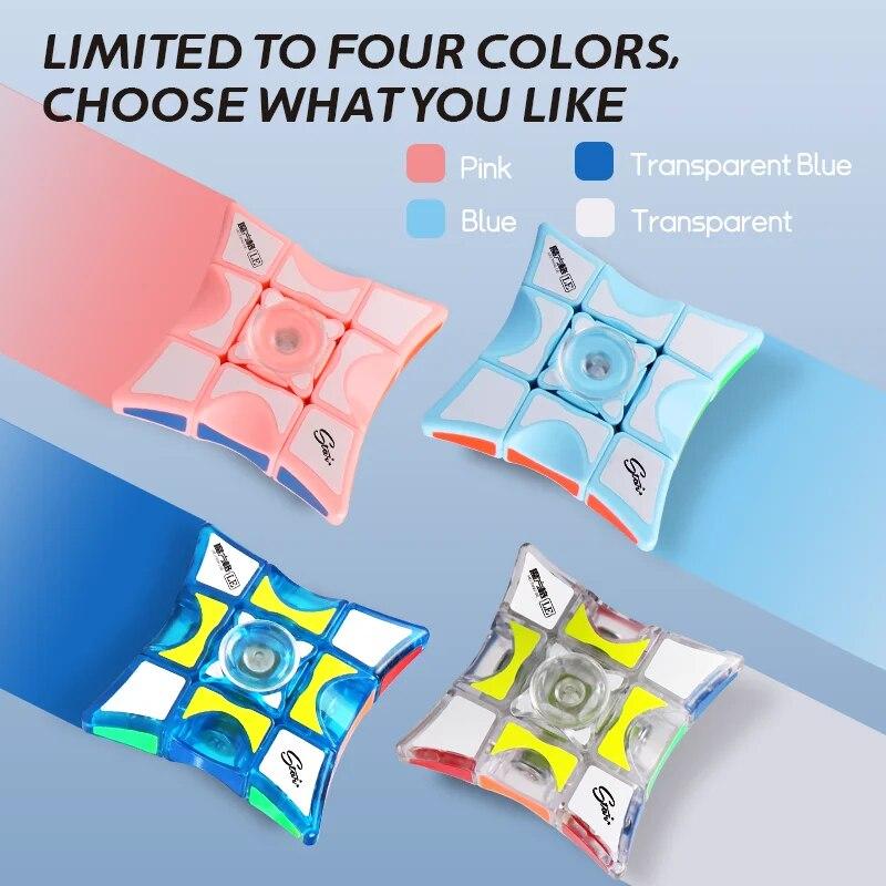 Qiyi Fingertip Cube Limited 133 Cube Gyro Toy Fingertip Gyro 1x3x3 Spinner Cube Toy