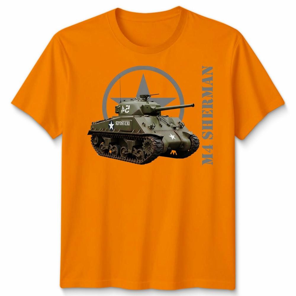 M4 Sherunisex Tank Unisex T Shirt Military Ww2 D Day Historical Vehicle Tee