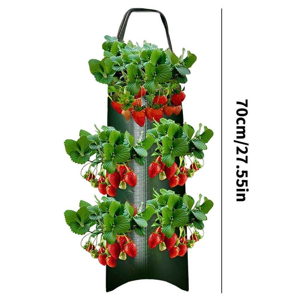 Tomatenpflanzbeutel 2025 mit 4/6/8 Löchern, hängender Stoff, Pflanzbeutel für Tomaten, Rosen, Karotten und Kartoffeln