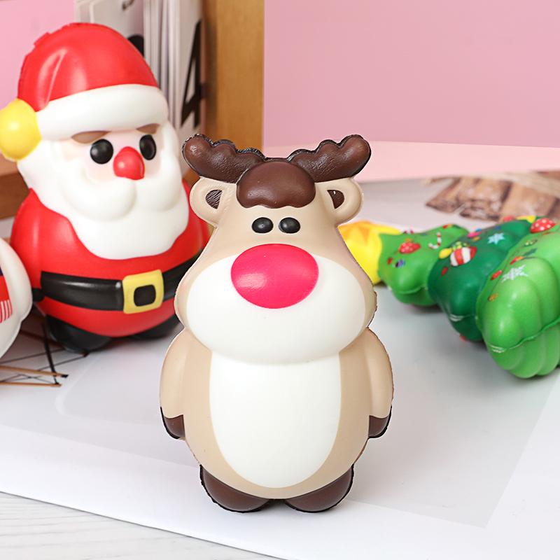 Christmas Toys Santa Claus Christmas Tree Squeezing Bouncing Toy 2025 Stress Relief Gift Christmas Party Decoration Ornament