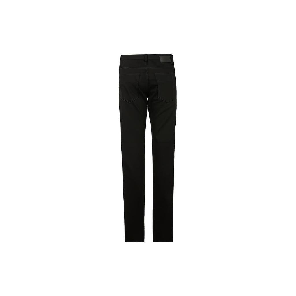 FENDI Jeans Men's Black Moderate Straight Fit Pants FLP201AAHJF0QA1