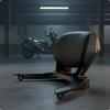 Passenger Backrest Black with Mounting Brackets Padded for Passengers,