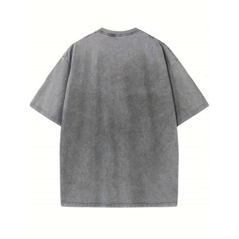 Protest Bunny Graphic T-Shirt - Vintage Washed, Short Sleeve, Graphic Design for Casual Wear