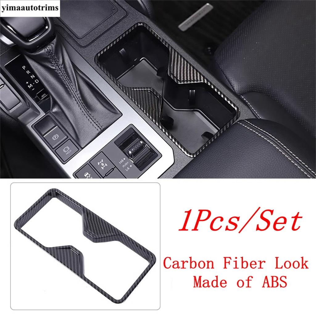 Central Console Front Water Cup Holder Panel Decoration Cover Trim Accessories For Toyota Land Cruiser 250 Prado LC250 2024 2025