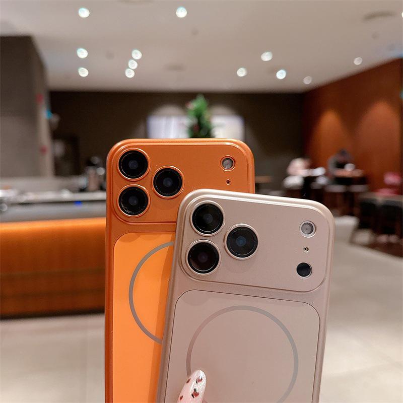 iPhone 17 Pro Max Matte Magnetic Case, Drop-Proof, Large Window Design