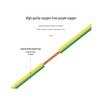 Yudian Yellow-Green Dual-Color Grounding Wire 100-Pack