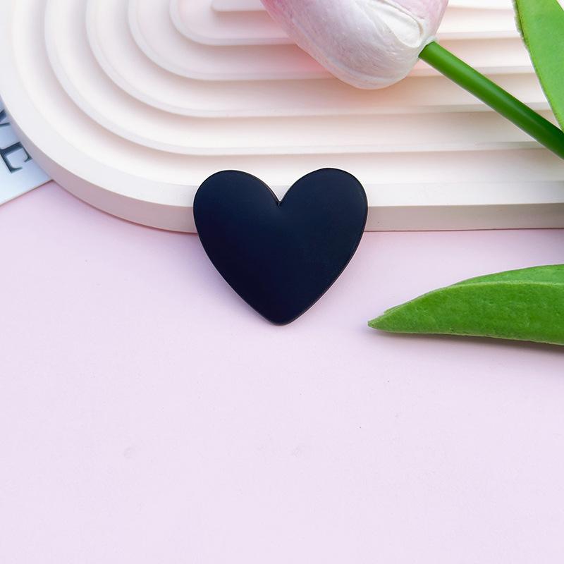 Peach Heart Resin Accessories: DIY Phone Case, Water Cup Patch, Car Storage, Shoe & Clothing Headdress