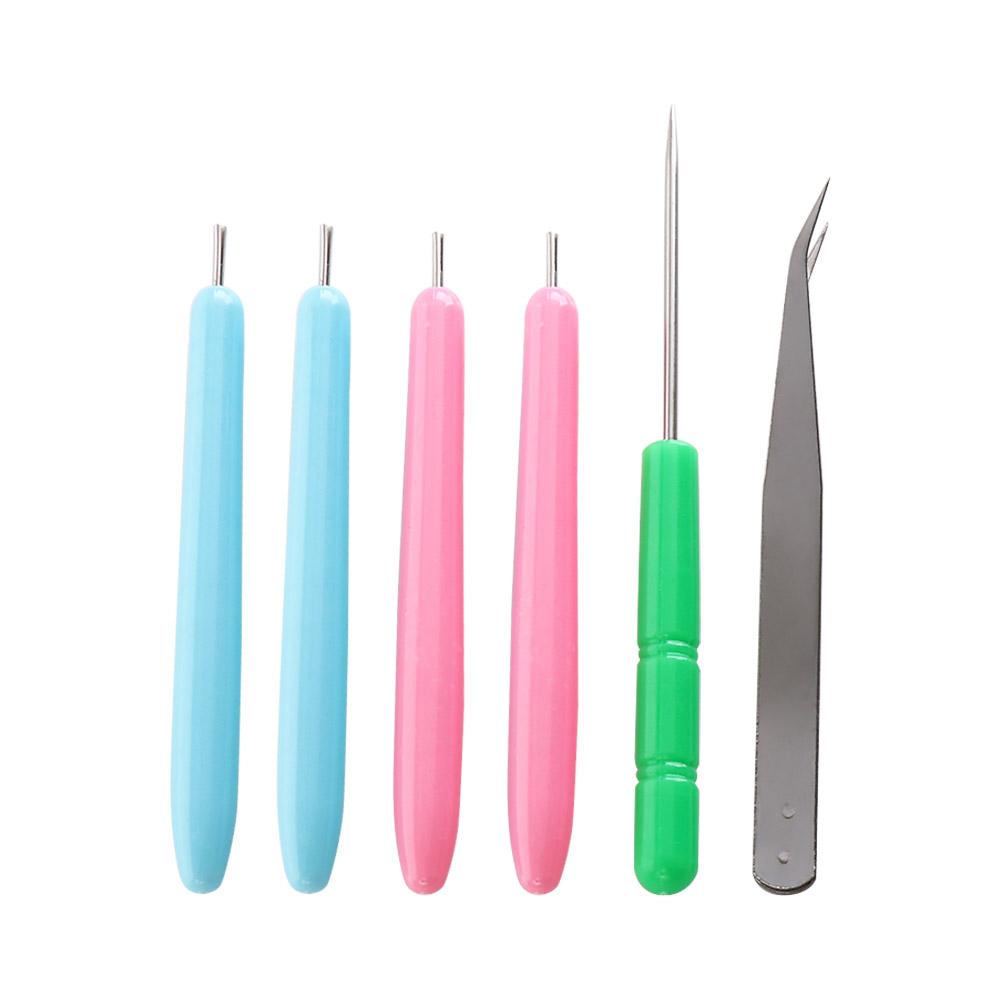 12PCS Quilling Slotted Pen Paper Quilling Tools Multi Size Paper Quilling Pen Paper Art