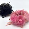 Korean Style High-end Rose Flower Scrunchie Fashionable Floral Hair Accessory Rose Flower Hair Tie Set  Rose Hair Scrunchie