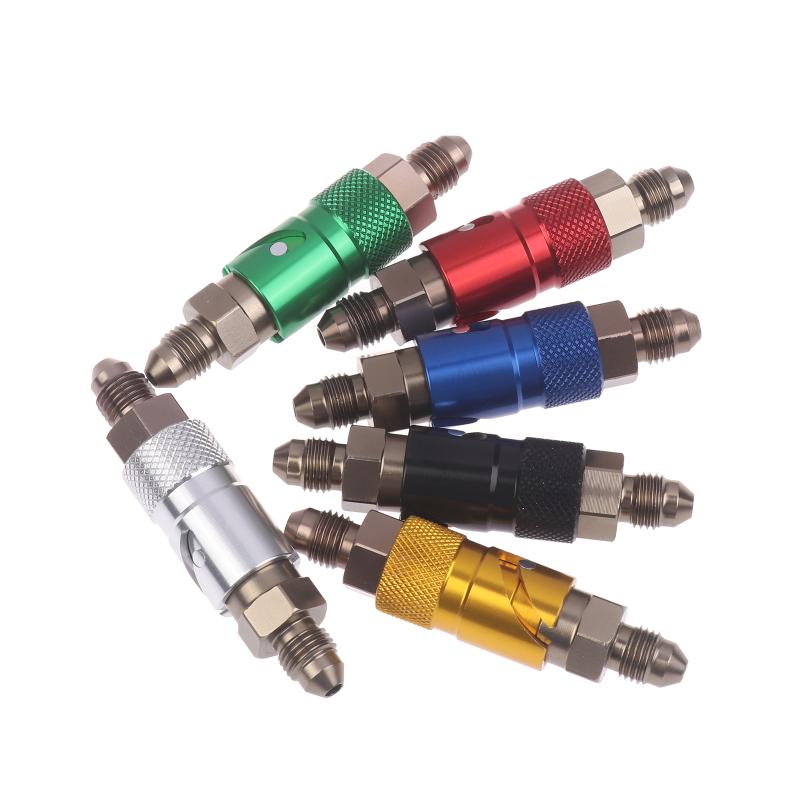 Aluminium An-3 An3 Motorrad Bremsleitung Schlauch Flüssigkeit Schnellverschluss Anschluss Fitting Adapter Kit