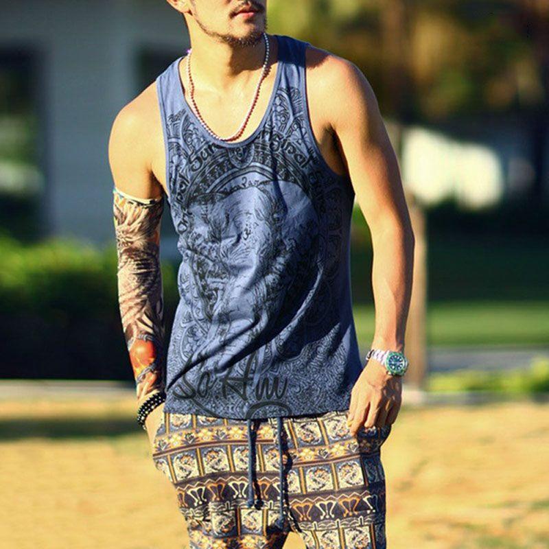 Premium Quality Men's Casual Bodybuilding Vest With Timeless Design And Comfortable Fit