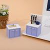 1 Set Dollhouse Simulation Mini Kitchen Utensils Gas Stove Model Scene Decoration Dolls House Miniature Kitchen Accessories