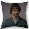 Custom Hugh Dancy Pillowcase Wedding Decorative Cotton Linen Pillow Case For Home Cushion Cover 45X45(One Sides)